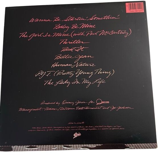 Michael Jackson Thriller Epic Vinyl Records LP - Picture 2 of 9